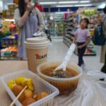 Hong Kong 7-Eleven stores at sixes and sevens over plastics ban regulations with confusion over whether snack bar food can be eaten in-store