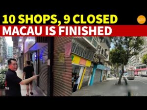 Macau Is Finished! One Street, 10 Shops, 9 Closed! No More Eastern Las Vegas