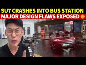 Xiaomi SU7 Crashes Into Bus Station, Major Design Flaws Exposed