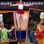 Who is NBA Red Panda? China acrobat dazzles fans with beloved halftime act, juggles bowls expertly as she rides unicycle