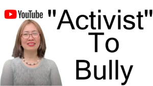 From “Activist” to Bully!