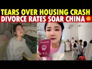 Pregnant Woman in Tears as Home Prices Crash; Divorces Surge Across China