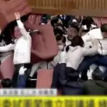 Taiwanese lawmakers brawl in parliament over controversial bills