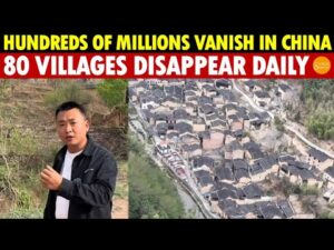 Hundreds of Millions Vanish in China, 1.7 Million Empty Villages Found, 80 Villages Disappear Daily