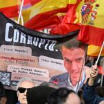 Protesters at Madrid rally demand PM Sanchez resign over corruption cases