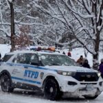 New York police arrest man after officers were pelted during snowball fight