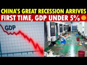 China’s Great Recession Arrives! GDP Target Under 5% for First Time in 30 Yrs, Military Funds Stolen