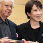 Japan’s Sanae Takaichi tickled pink to meet UK band Deep Purple