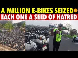 Overnight, a Million E-Bikes Seized by Chinese Police—Each One a Seed of Hatred