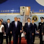 特朗普携科技巨头和高级助手抵达中国，参加至关重要的习近平峰会。