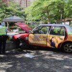 Woman dies, another unconscious as taxi driven by man in 70s crashes into planter