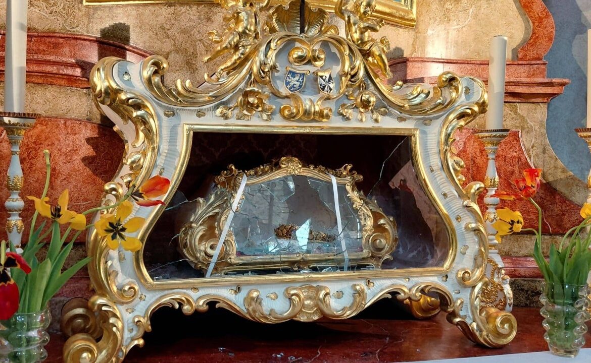 Czech police recover medieval saint’s 800-year-old skull encased in concrete