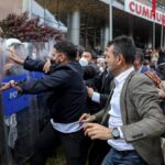 Police in Turkey force ousted opposition out of headquarters as crisis deepens