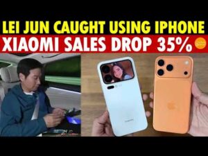 Lei Jun Caught Using iPhone! Xiaomi Sales Plunge 35%, Stock Price Halved