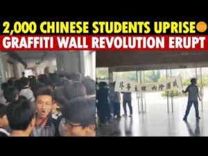 Graffiti Wall Revolution Sweeps China! 2,000 Students Uprise, Walls Filled with “Xi Step Down”
