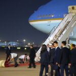 特朗普抵达中国与习近平会晤