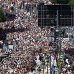 More than 1 million people flood Madrid streets to see Pope Leo preside over open-air Mass
