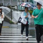 Typhoon Jangmi churns along Japan’s Pacific coast, leaves dozens hurt