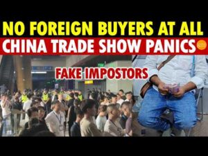 No Foreign Buyers at All! China Trade Show Panics, Hires Fake Foreigners—Exhibitors Protest Angrily