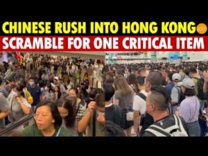 Chinese Rush Into Hong Kong in Panic Buying Frenzy Over One Item