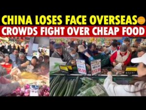 China Embarrasses Itself Abroad—Chinese Shoppers Fight Over Cheap Food at NZ Store Opening