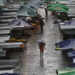 Rainstorm signal lowered from red to amber, while morning and full-day schools suspended