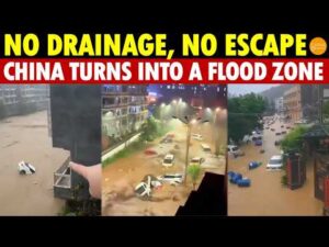 One Typhoon Exposes China’s Fake Drainage: Cities Turn Into Lakes As Systems Collapse