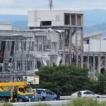 View of Collapsed Mall After 7.1-Magnitude Earthquake Strikes Japan