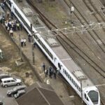 4 workers die after being hit by train north of Tokyo