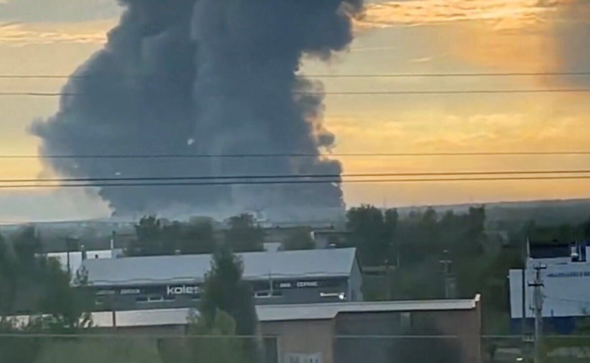 Ukrainian drones kill at least 10, hit warehouse of Russian online retailer Ozon