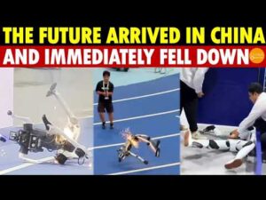 China Robot Games Disaster: Robots Collapse, Smash Apart And Fall Everywhere