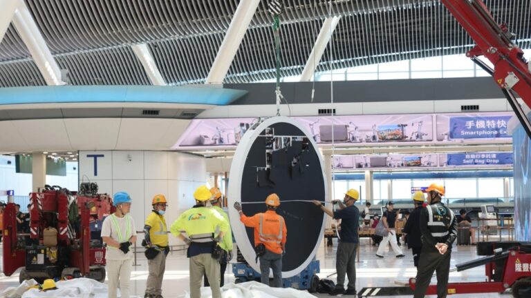 Overhead display left dangling at airport’s Terminal 2, investigation under way