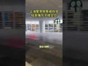 Shanghai’s Lujiazui Offices Expose the Truth—China’s Economic Crisis Is Being Covered Up!