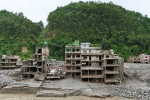 View From Trishuli, Nepal, 1 Week After Devastating Floods